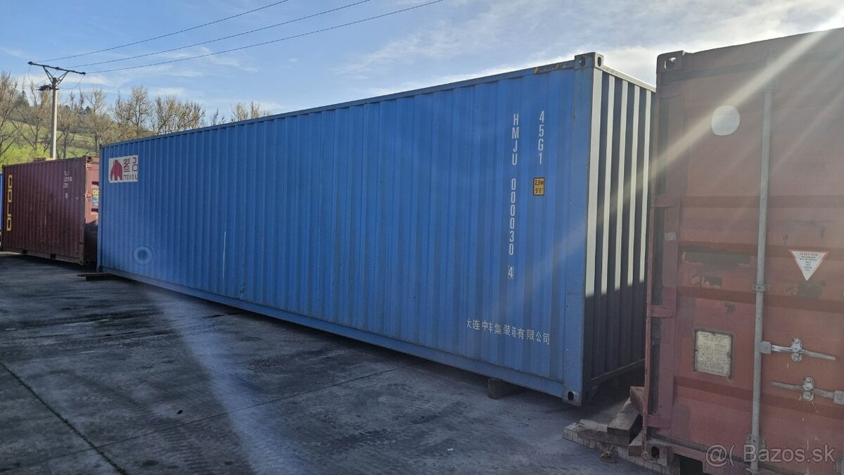Lodný kontajner 40HC - cena s dopravou