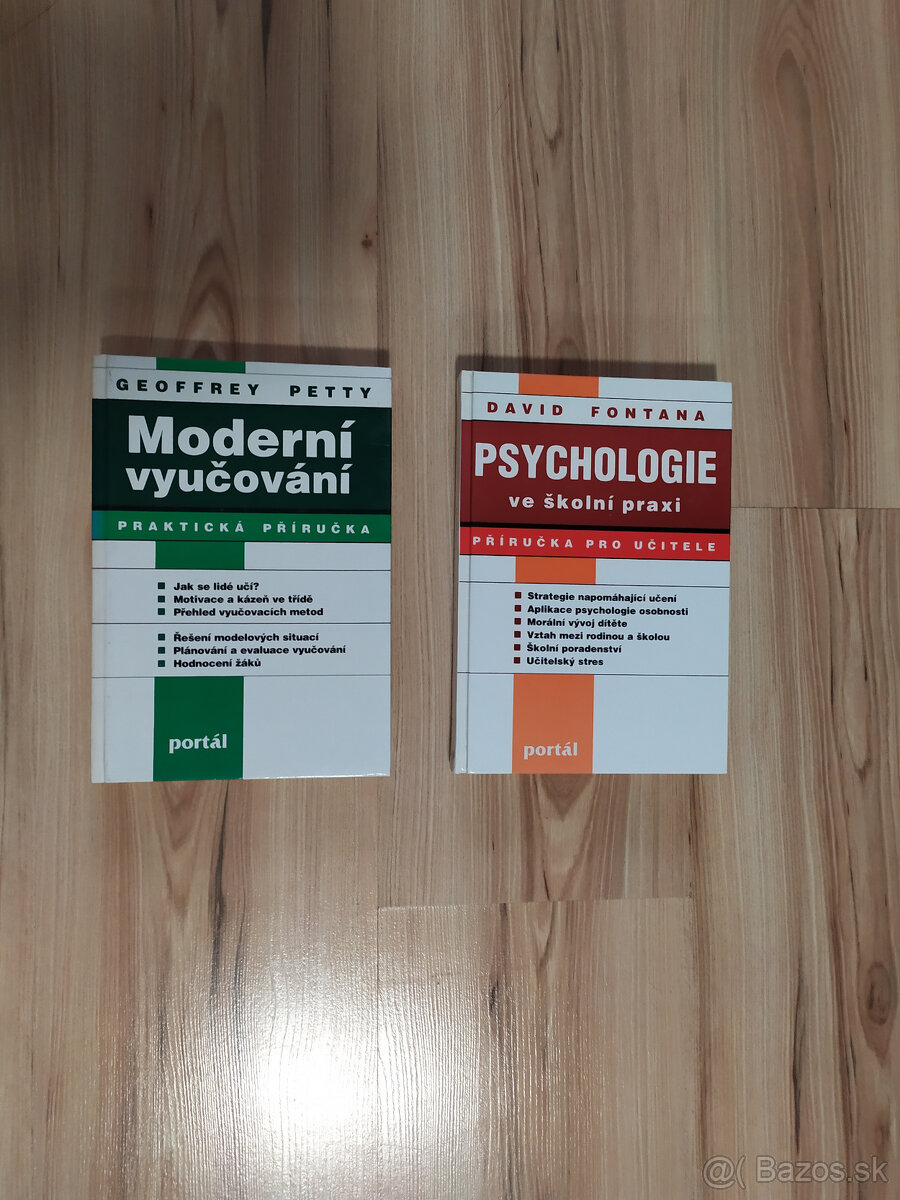 Predám učebnice - pedagogika, školská psychológia