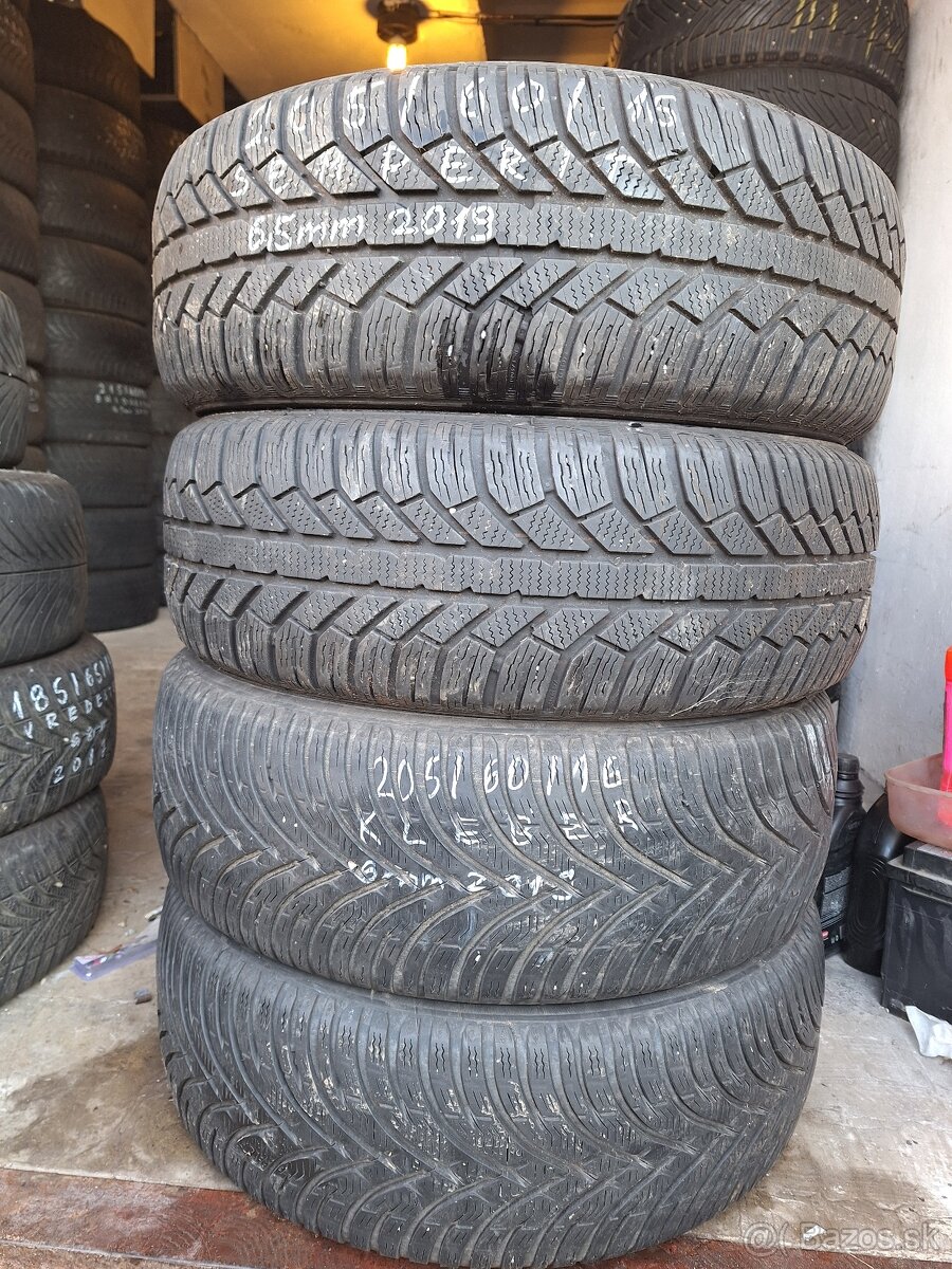 205/60/R16 zimné 2+2ks