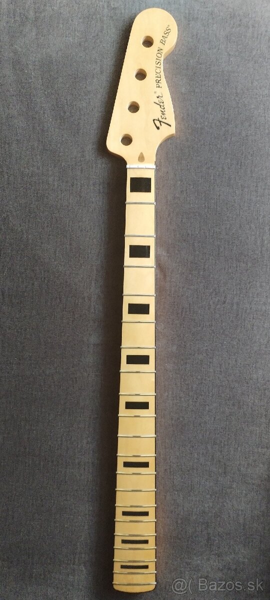 Javorový krk na precision Bass gitaru nový nepoužitý