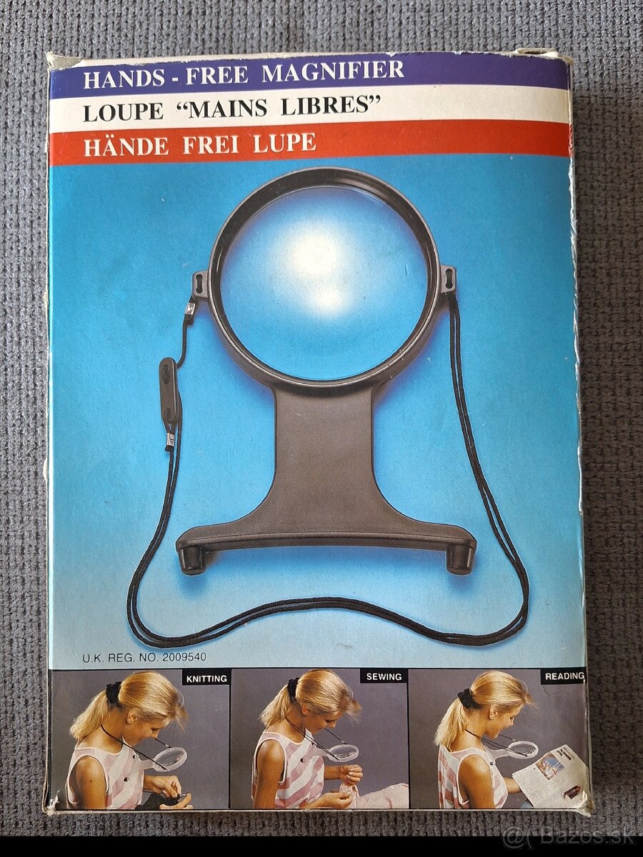 Zväčšovacie sklo / Lupa (handsfree)