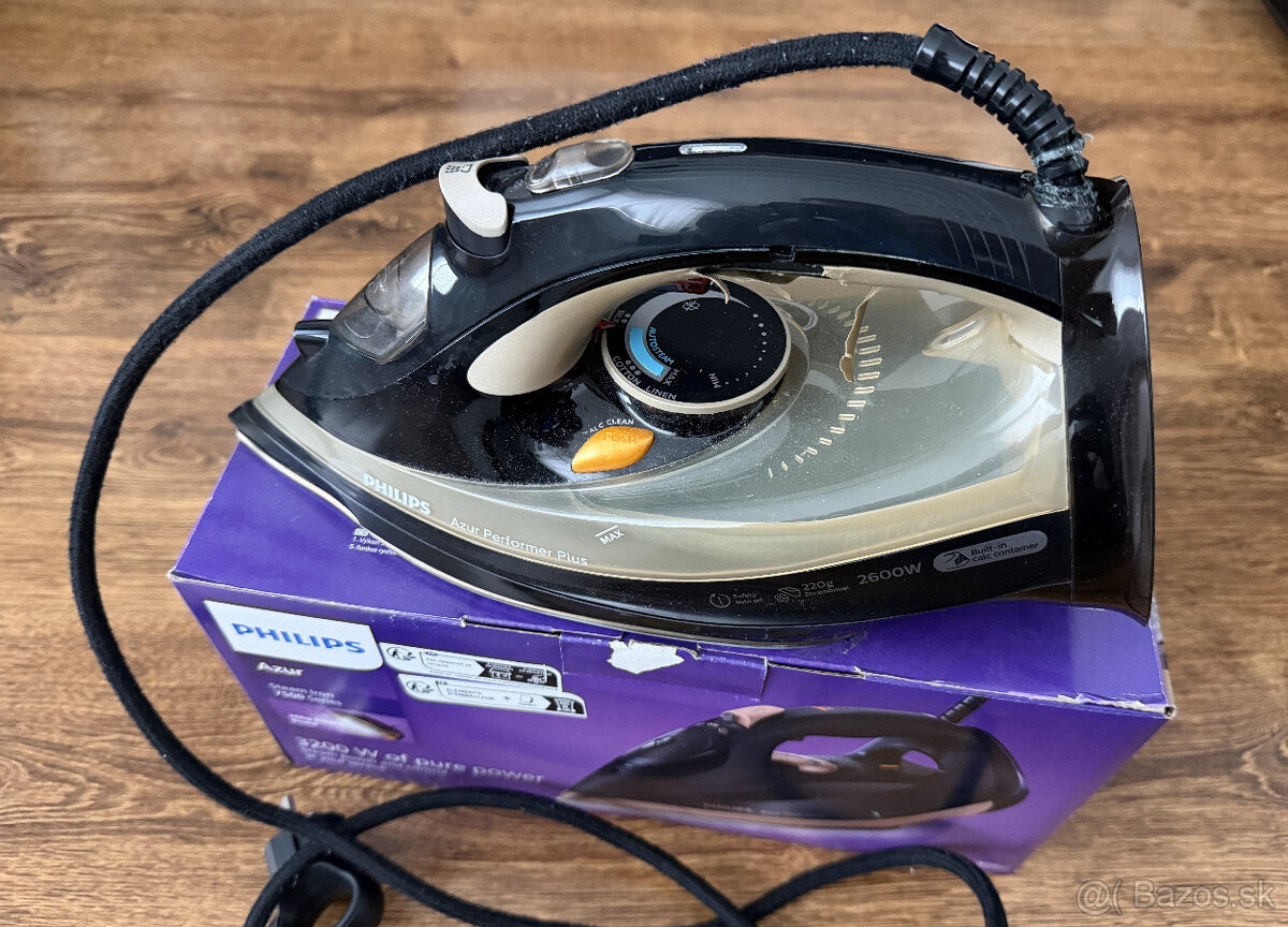 Predám žehličku Philips Azur 7500 Series 3200W