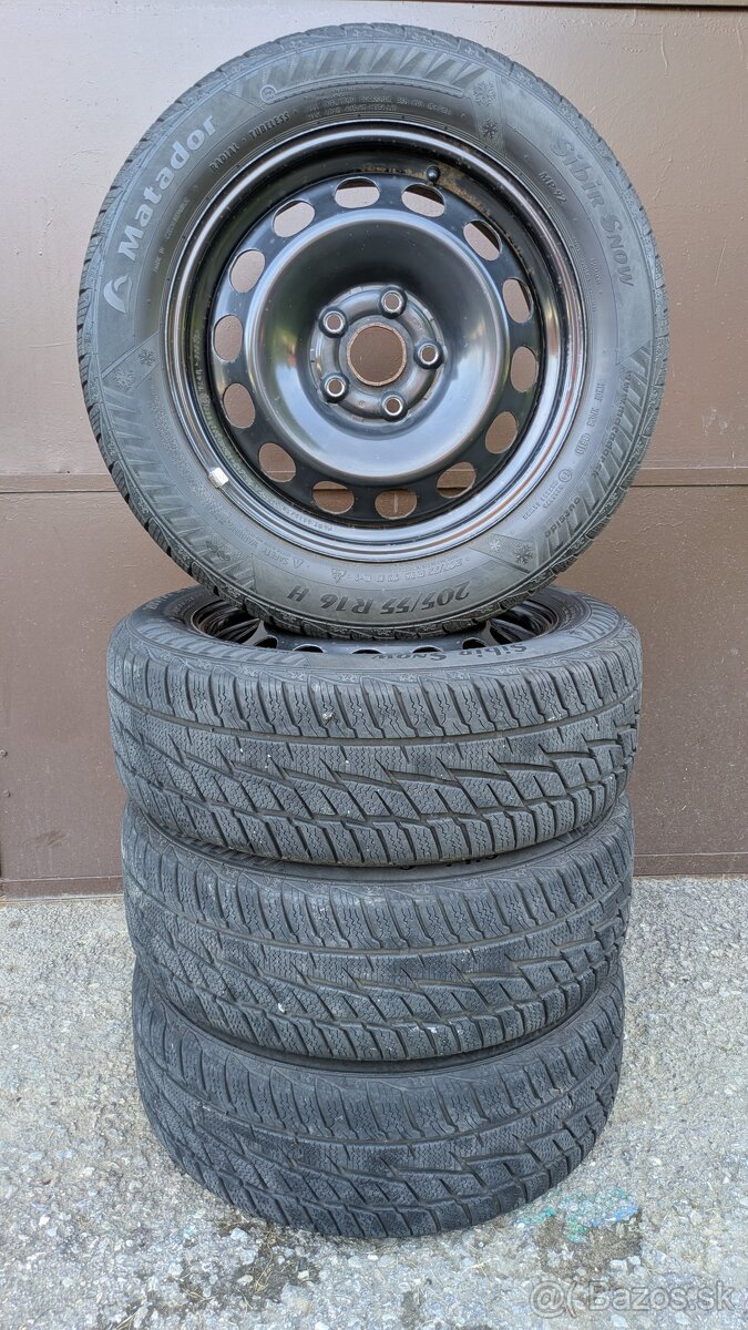Zimná sada kolies 205/55 R16