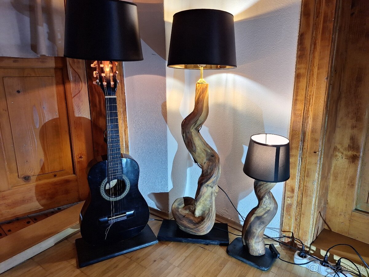 Art umelecká výroba..drevená lampa, svietidlo