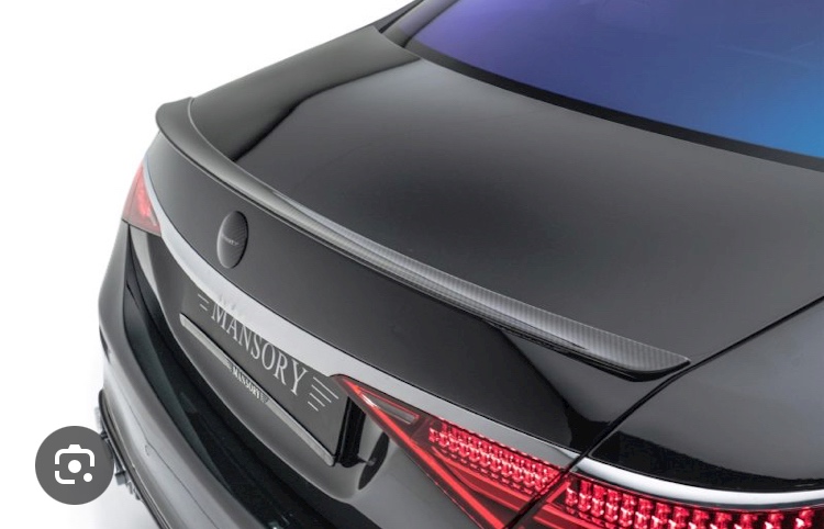 Mercedes S w223 spoiler odtrhová hrana lip spojler