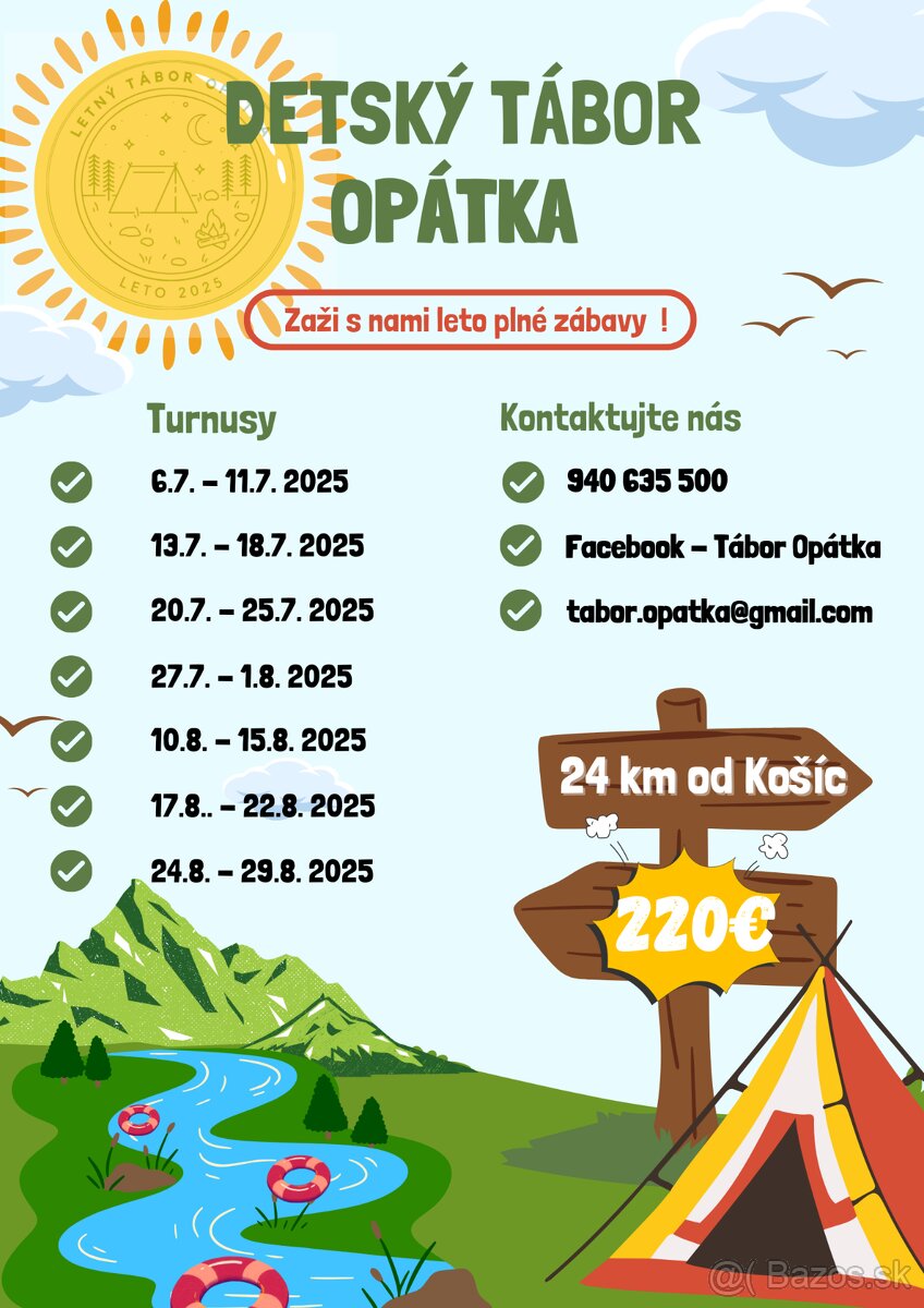 Letný tábor Opátka 2025
