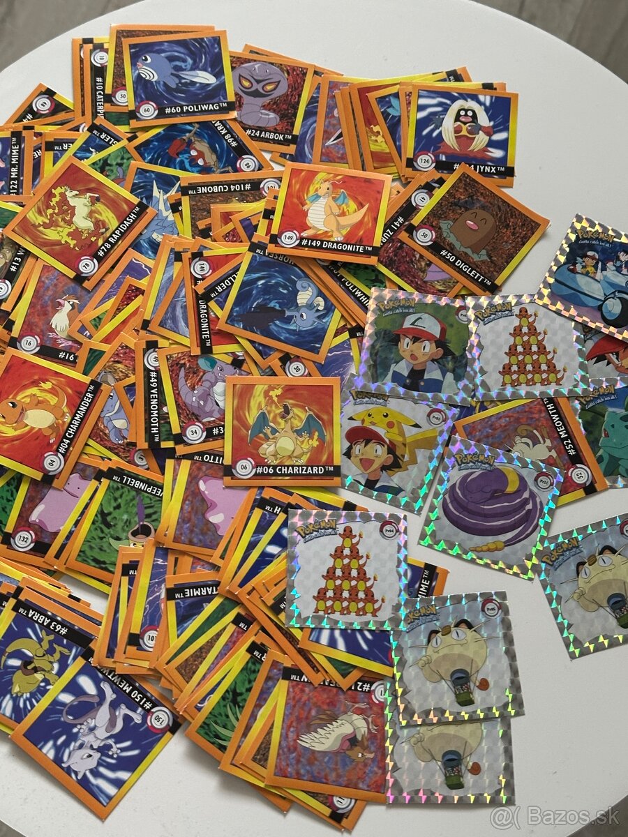 Pokemon nálepky