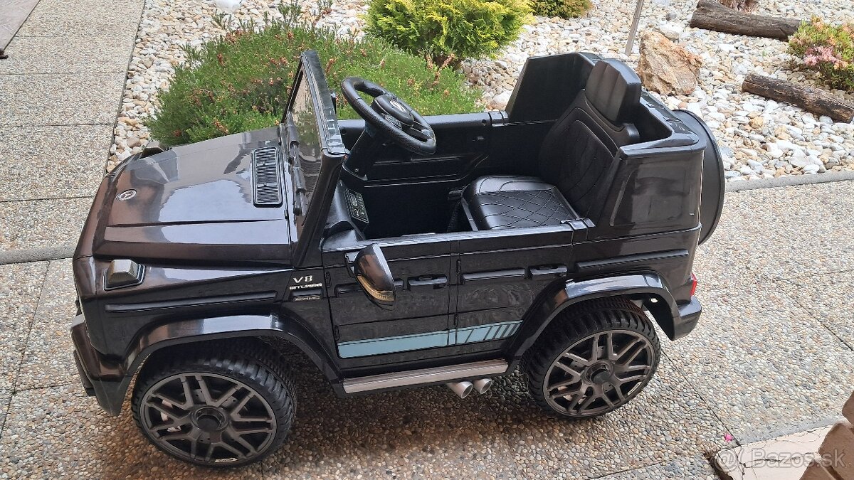 Elektrické autíčko Mercedes G, čierne