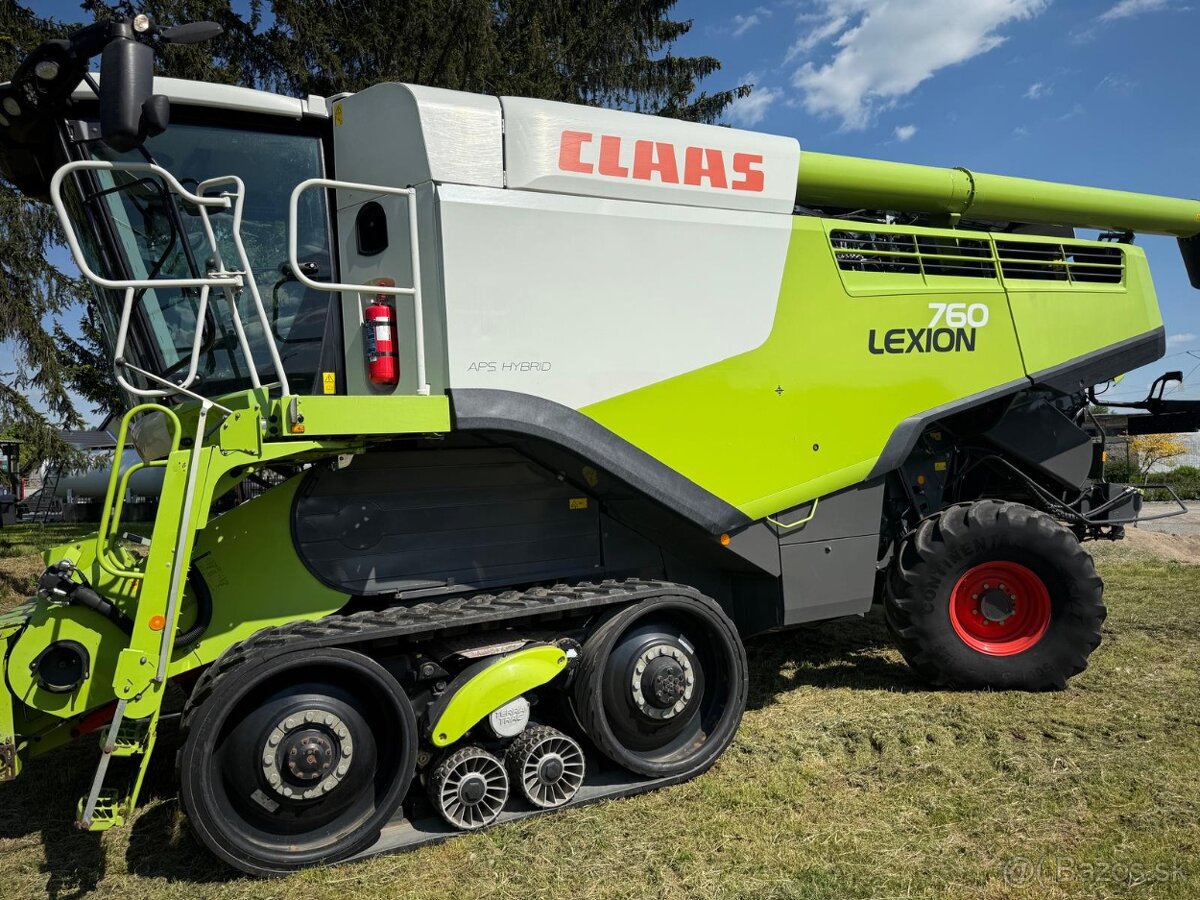 Sklízecí mlátička Claas Lexion 760 TT, adaptér na výběr V770