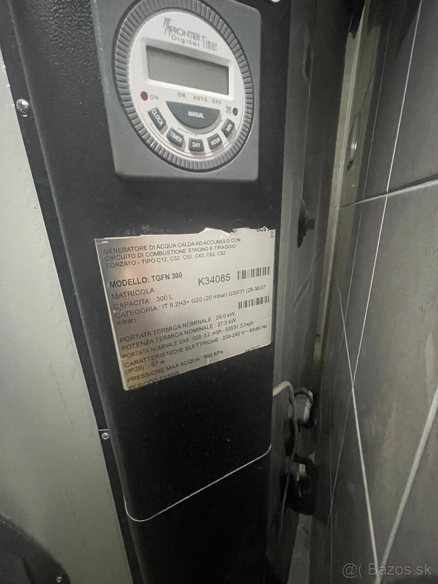 Predaj plynovy bojler Quadriga 300L