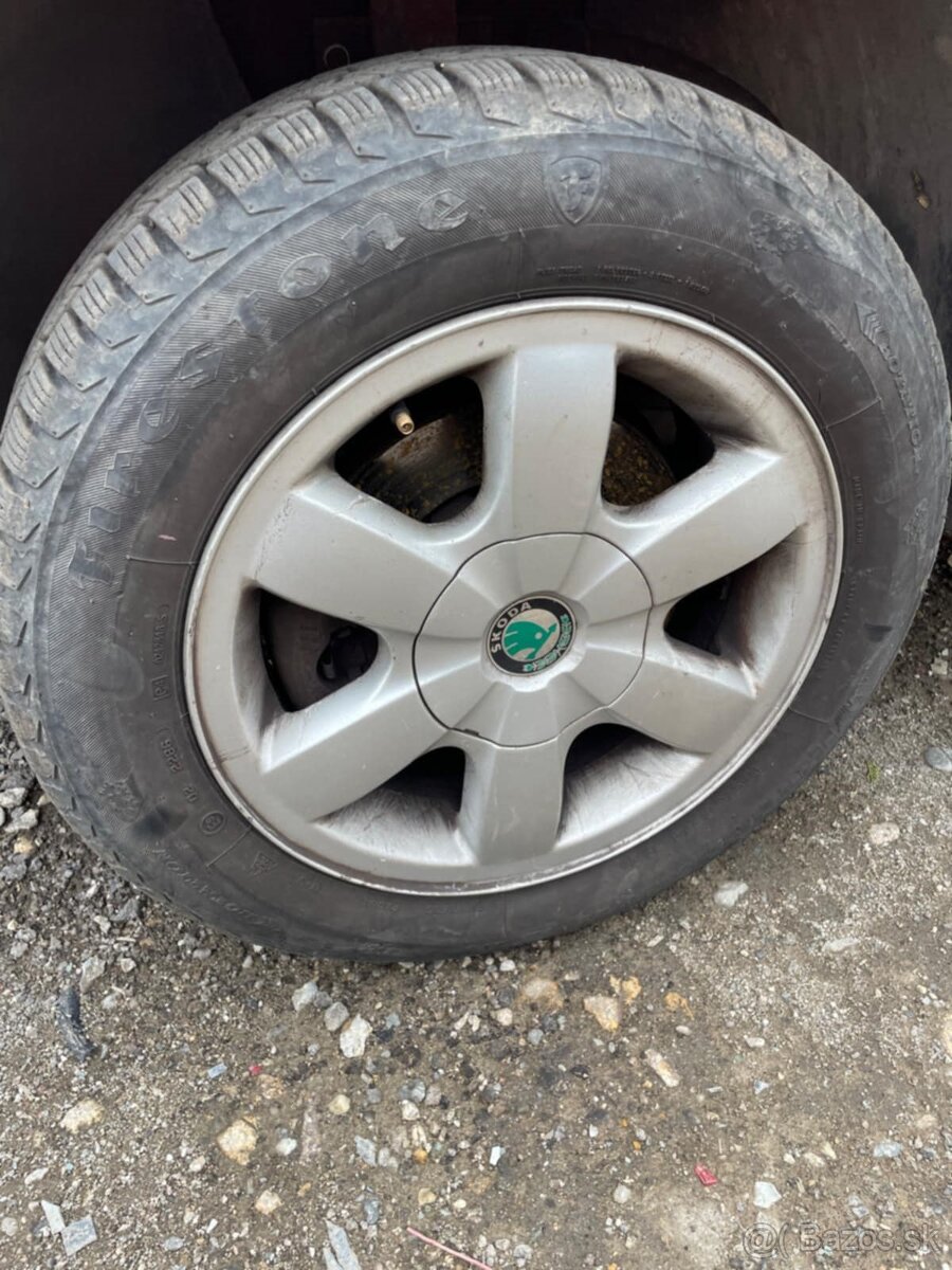 Predám sadu kolies 185/60 R14 z Škoda Fabia
