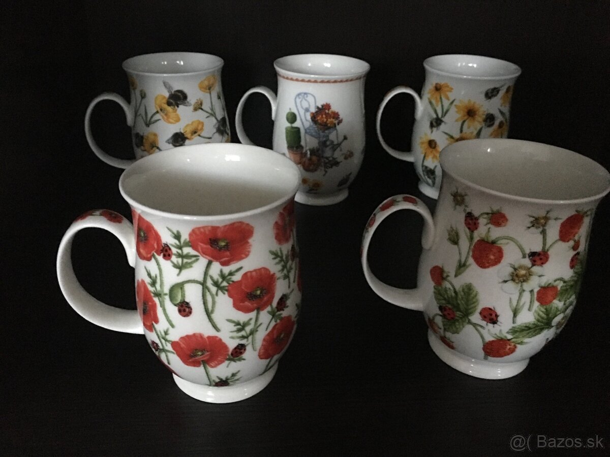 Porcelánové hrnčeky Dunoon