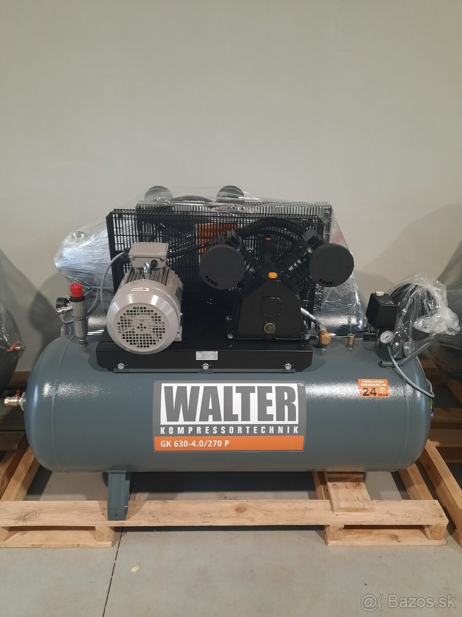 Piestový kompresor WALTER WK 650-5,5/270 - ZÁRUKA 2 ROKY