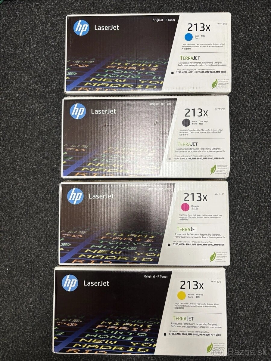 Nová sada tonerů HP LaserJet 213X