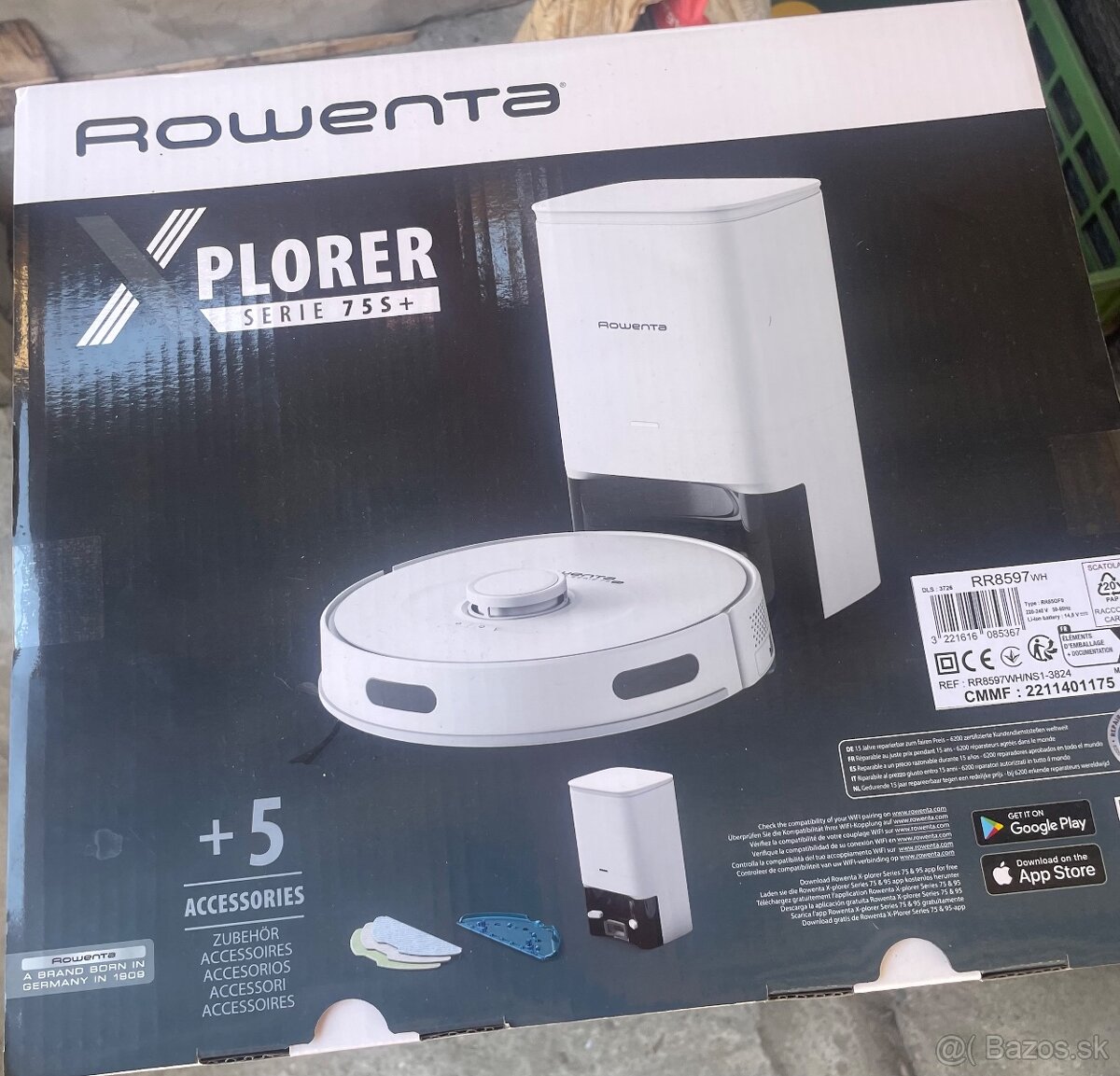 Roboticky vysávač Rowenta Series 75S+