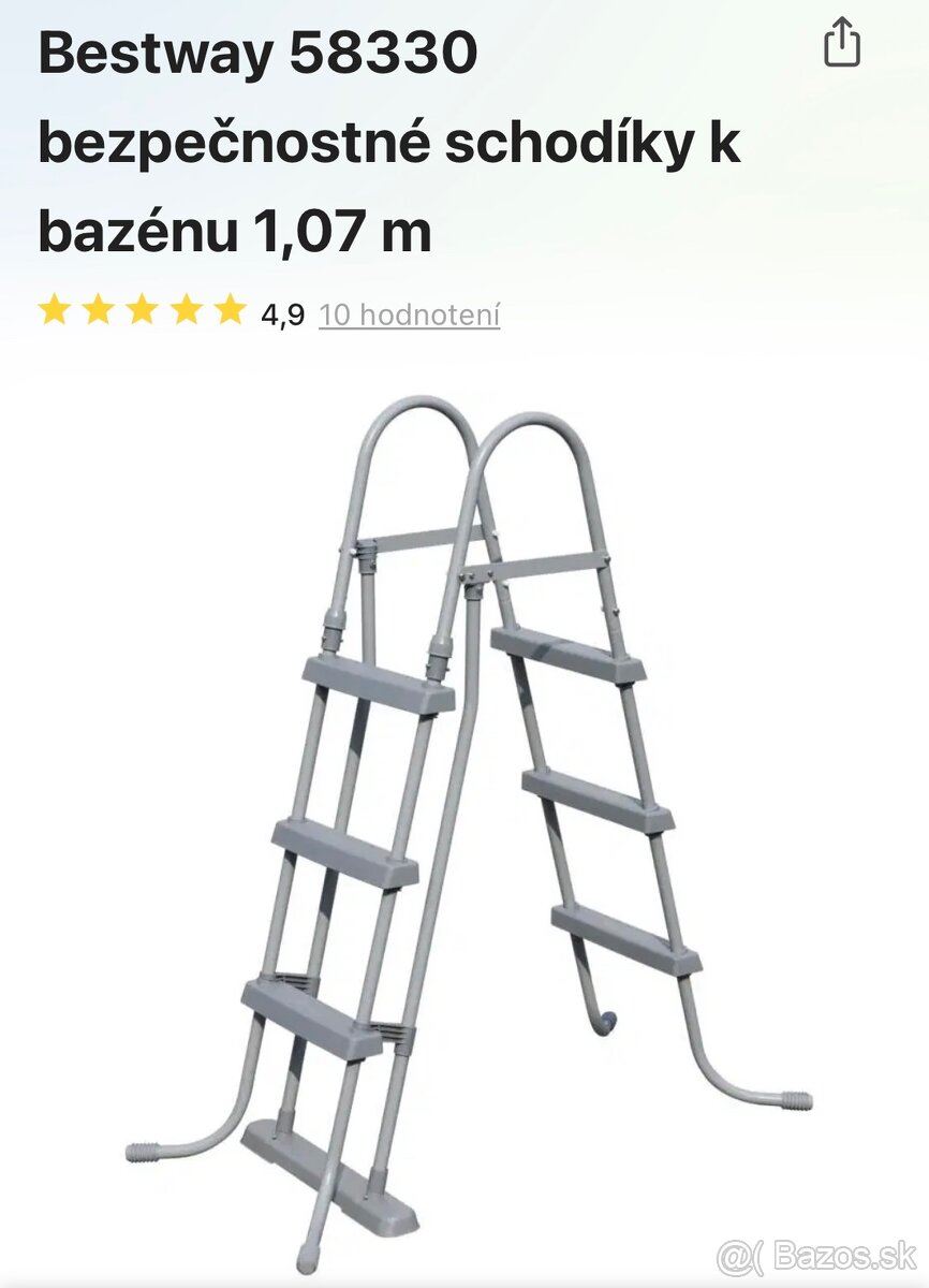 Schodíky do bazéna