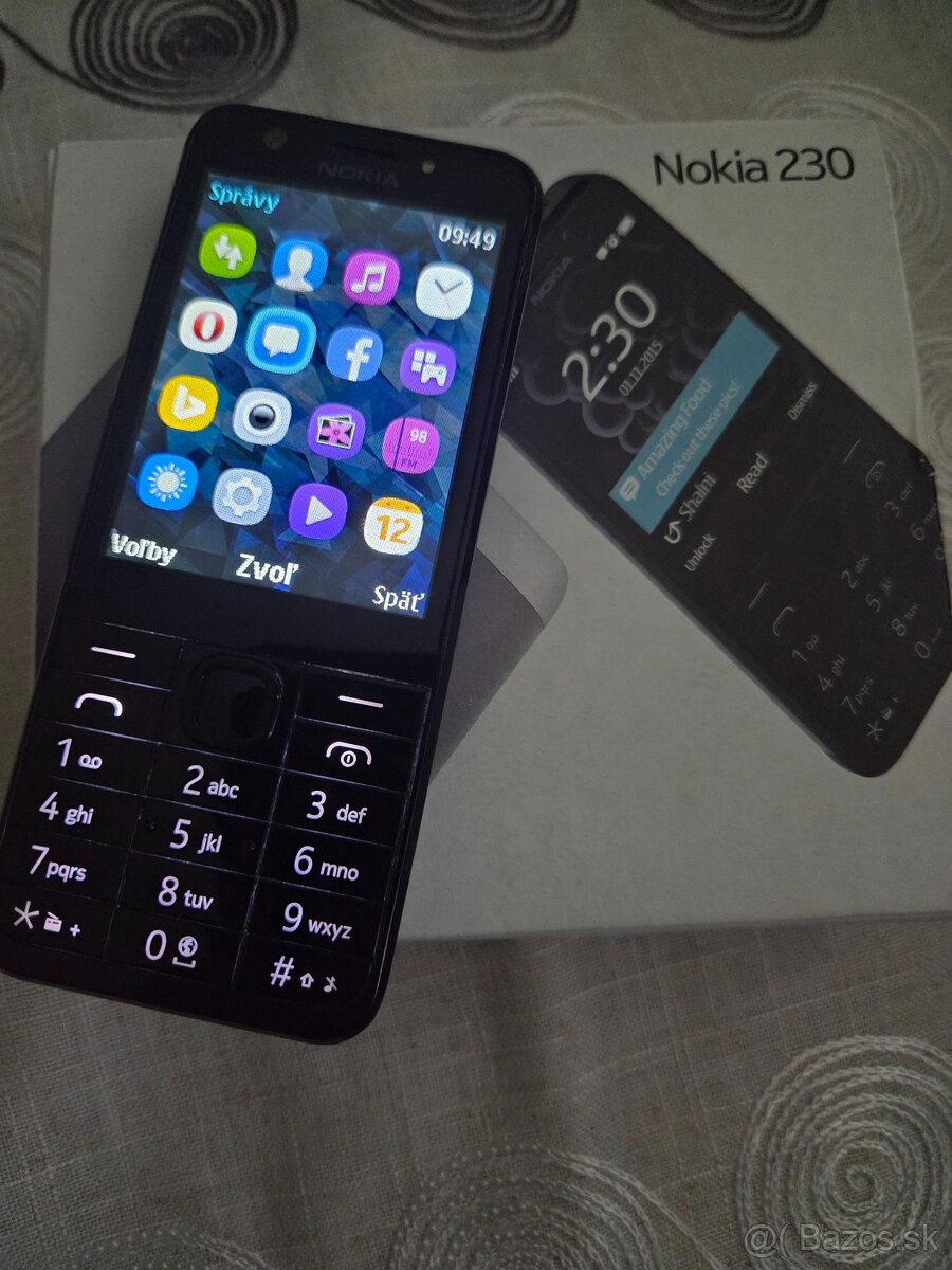 Nokia 230 volná čierna v dobrom stave ide na 1 sim kartu nie