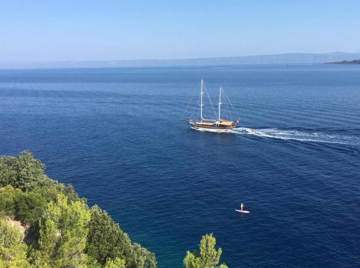 Korčula – apartmán s výhľadom a súkromnou plážou, CHORVÁTSKO