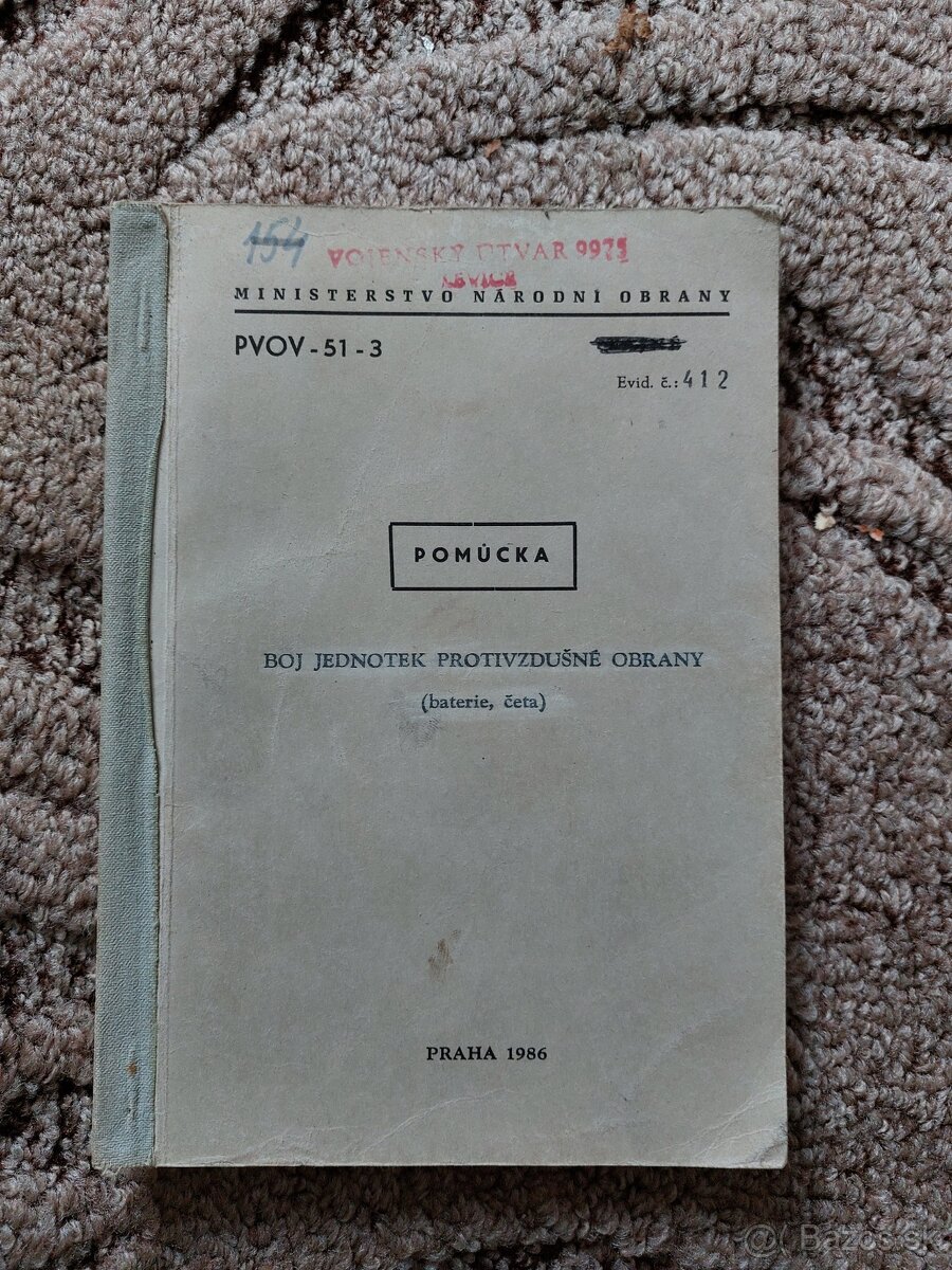 Armáda – Taktická příručka PVOV-51-3 (1986)
