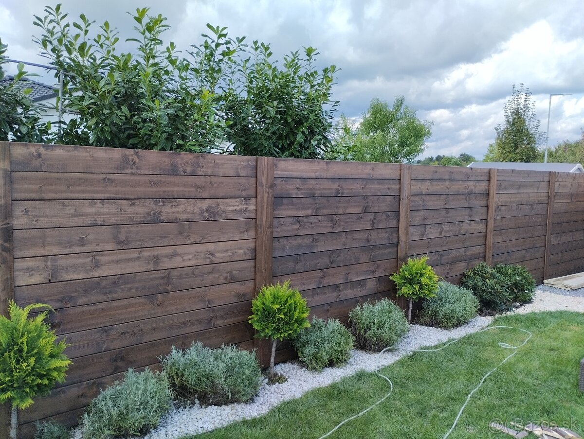 Drevené plotové dielce