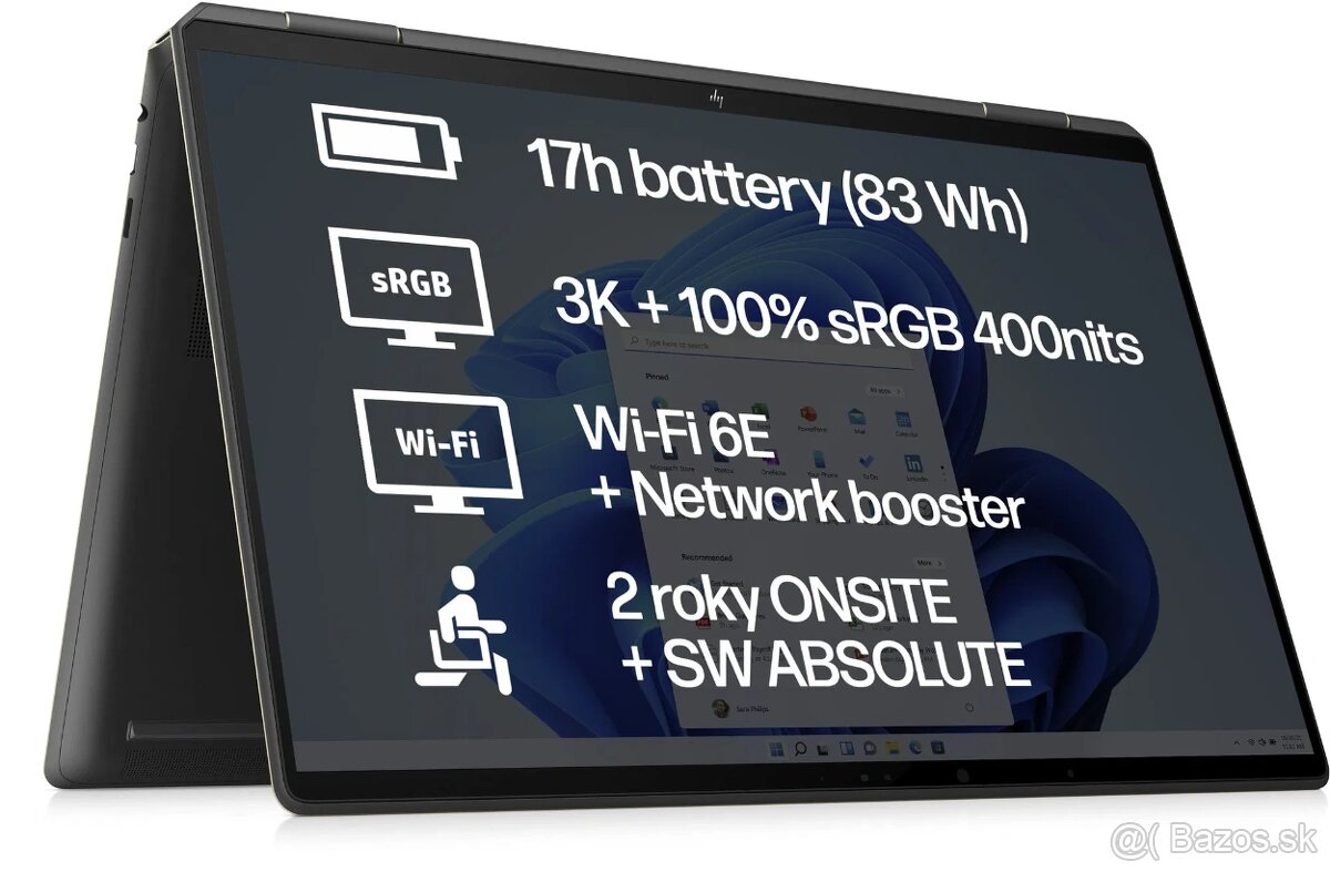 HP Spectre x360 16-f1900nc – špičkový dotykový ultrabook