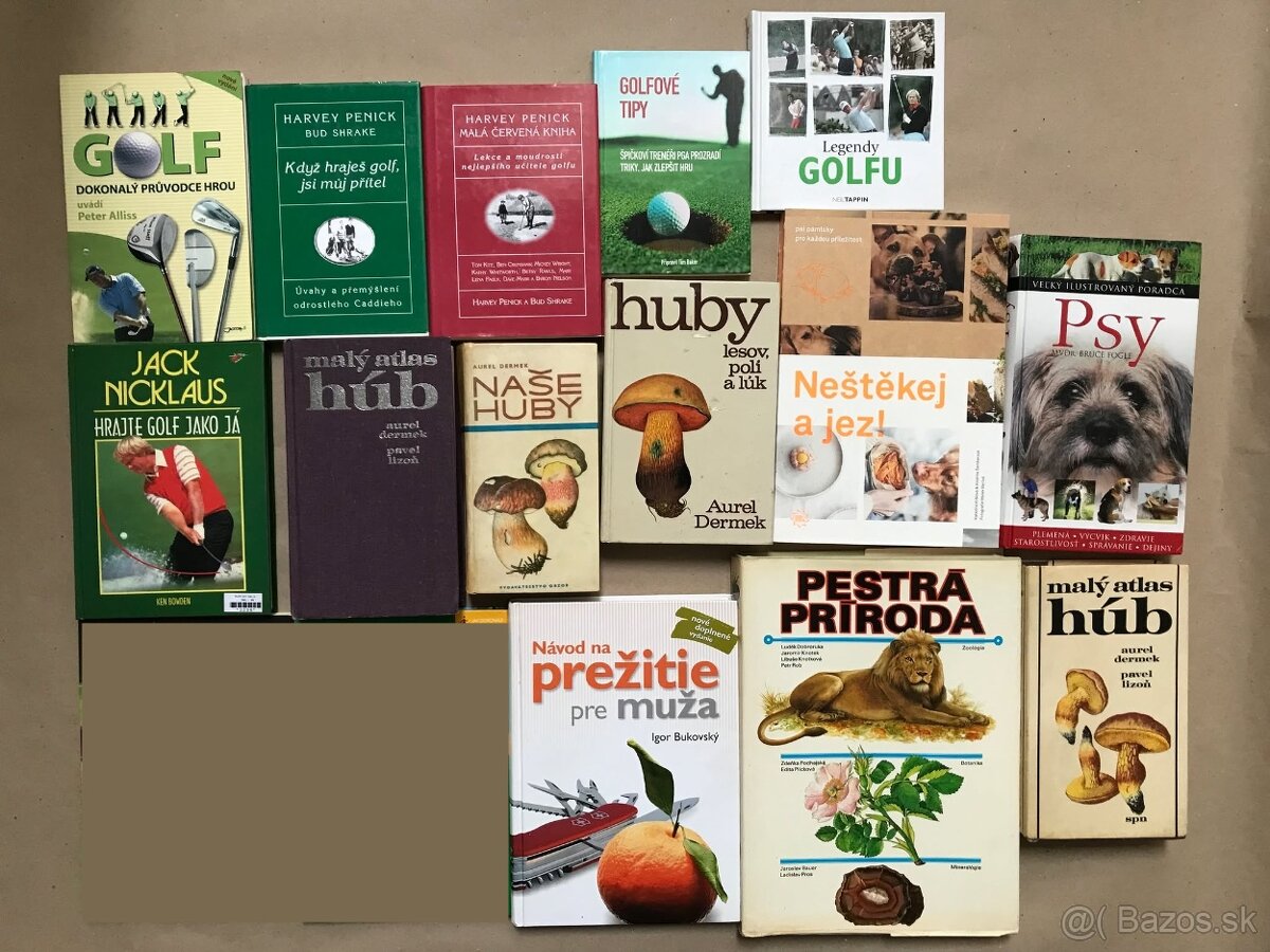 Bukovský, Psy, Golf Fyzika, Malý atlas húb, Slovenský futbal