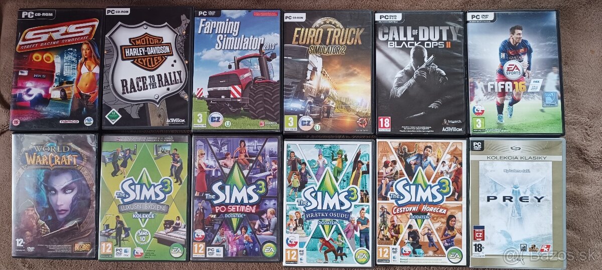 Vymenim zbierku pc hier