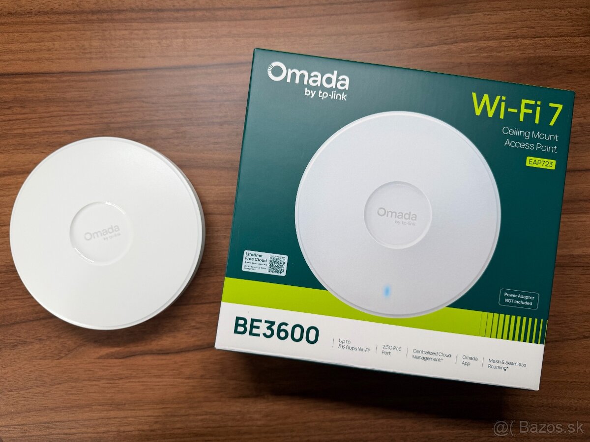 TP-Link EAP723 BE3600 WiFi7 Access Point - záruka do 08/2028
