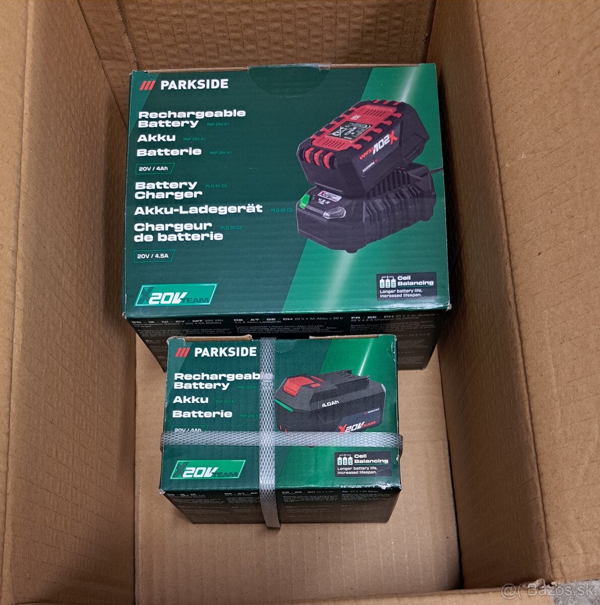 Parkside sada X20V