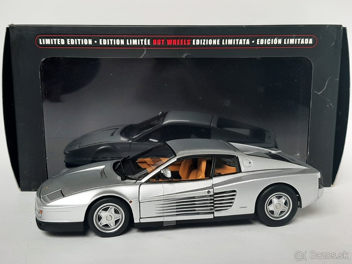 1:18 - Ferrari Testarossa (1984) - Hot Wheels Elite - 1:18