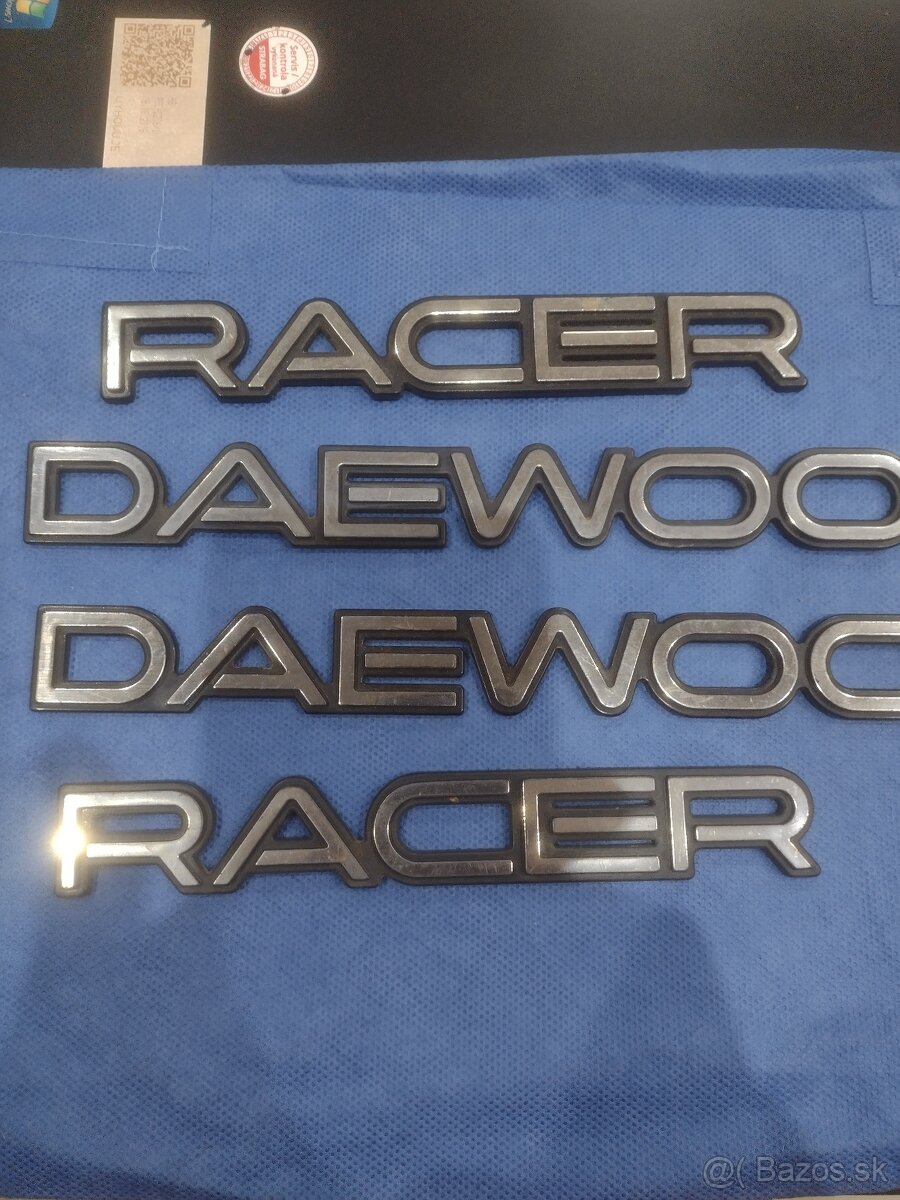Predám znaky z Daewoo Racer