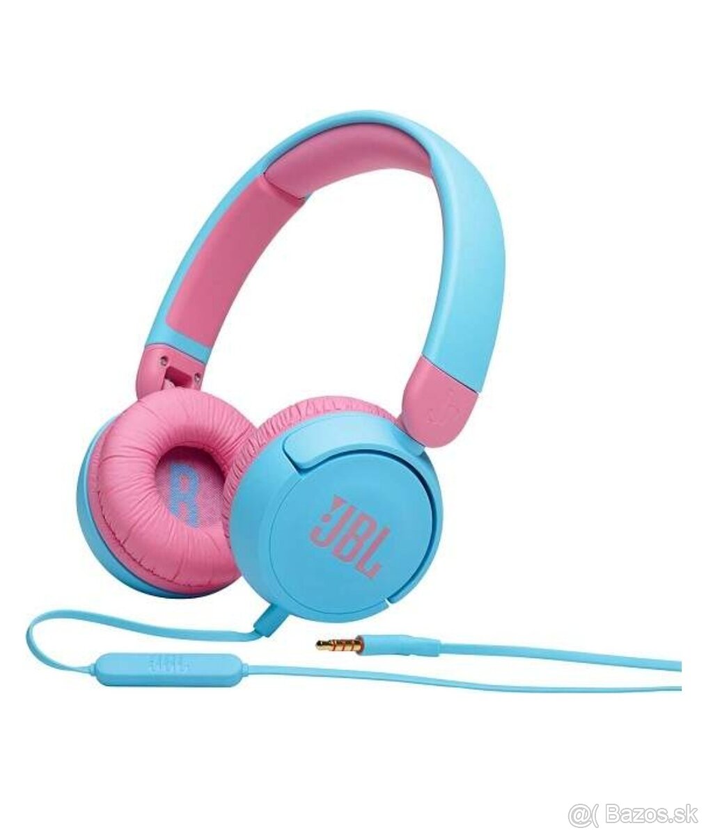 SluchadlaJBL JR310 tyrkysovo-ružove