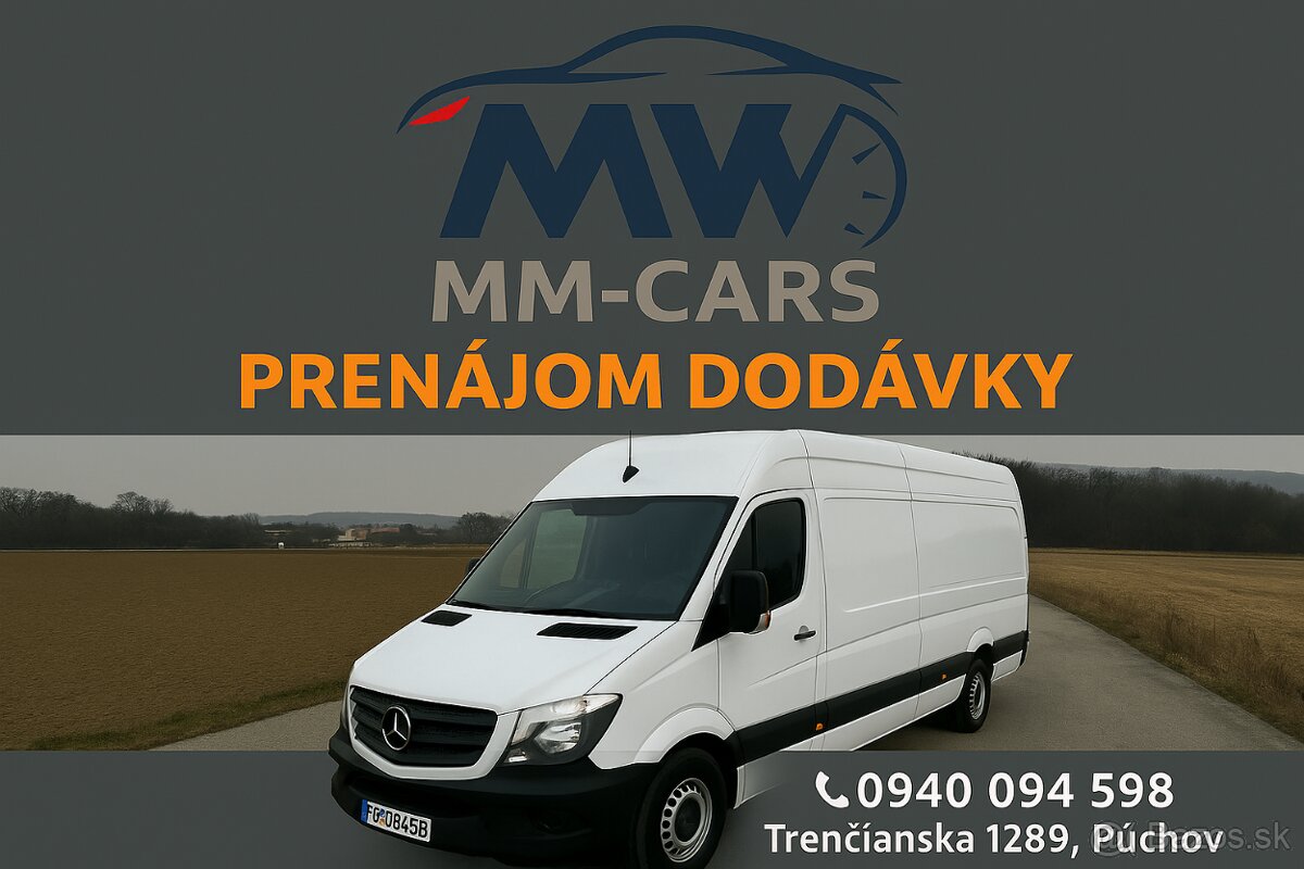 PRENAJOM DODAVKY MERCEDES SPRINTER