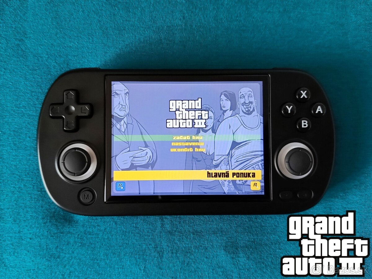Nová konzola Anbernic RG40XX H WiFi Black ▬ Super SONY PSP