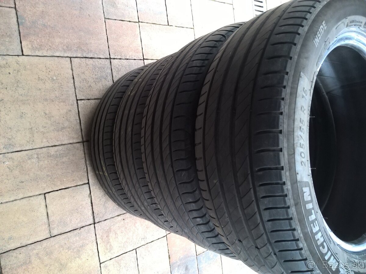 LETNÉ 205/55 R16 91H MICHELIN cca 5-6 mm - UŽ OD 19,99 €/kus