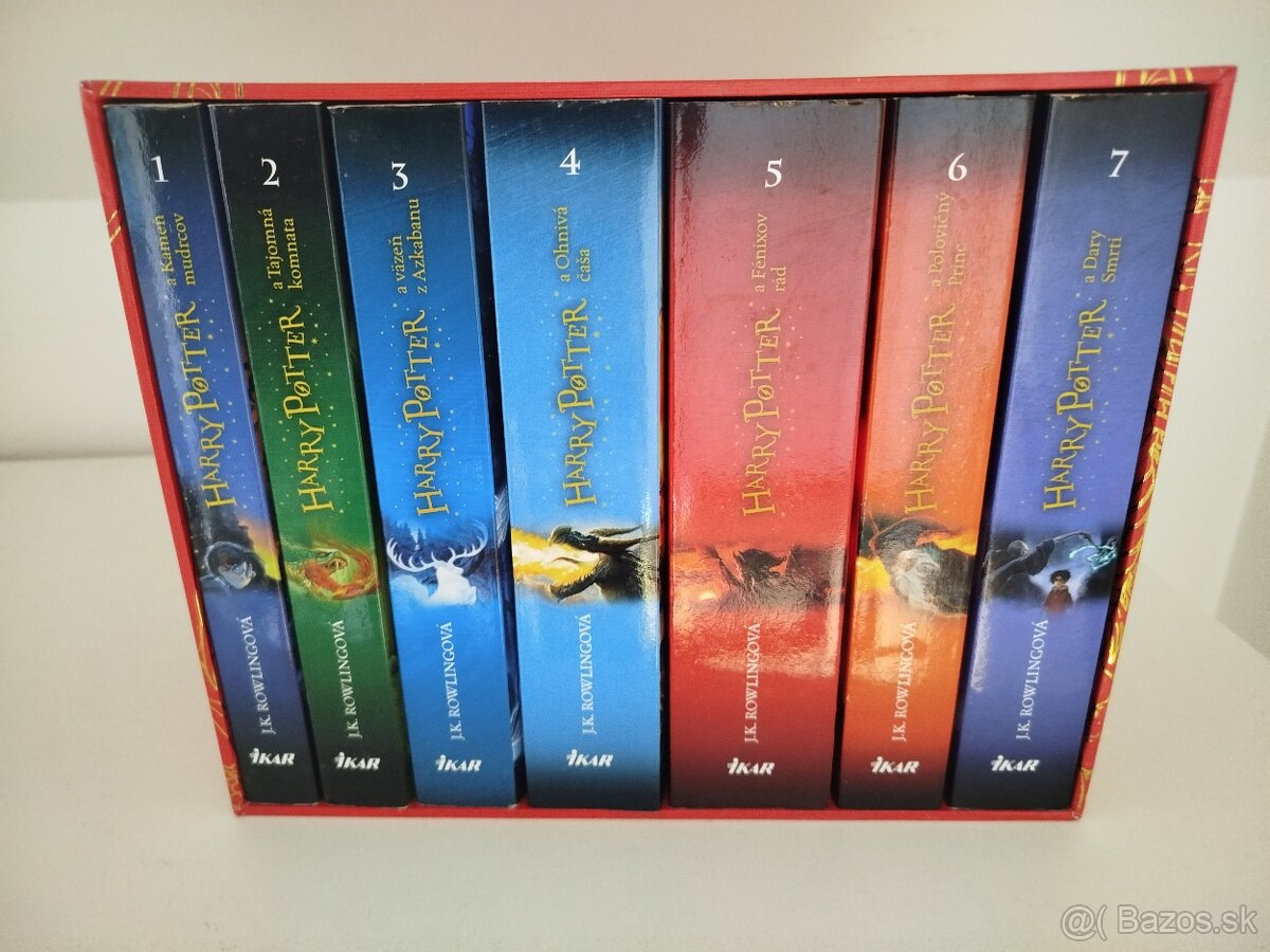 HARRY POTTER BOX 1-7 slovenské vydanie + bonus