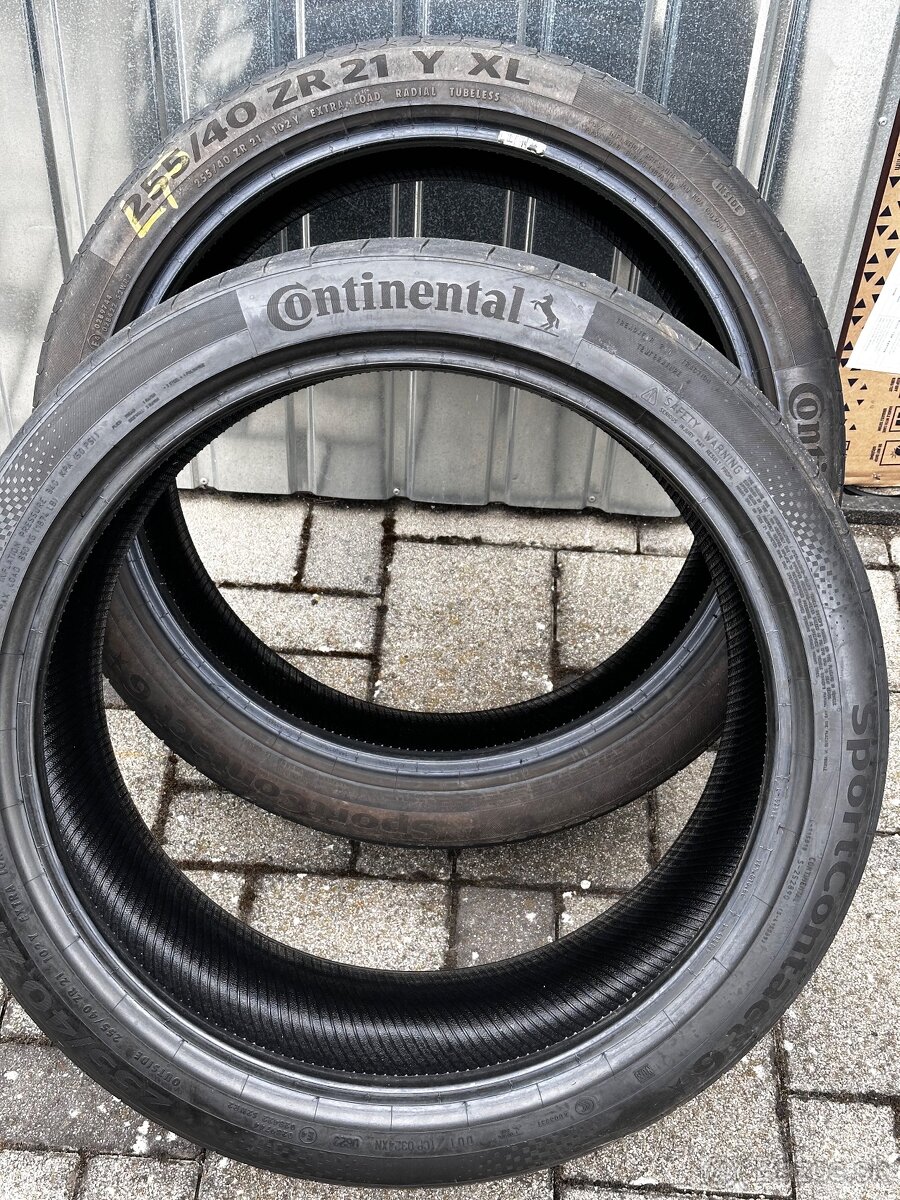 255/40 r21 continental 2ks
