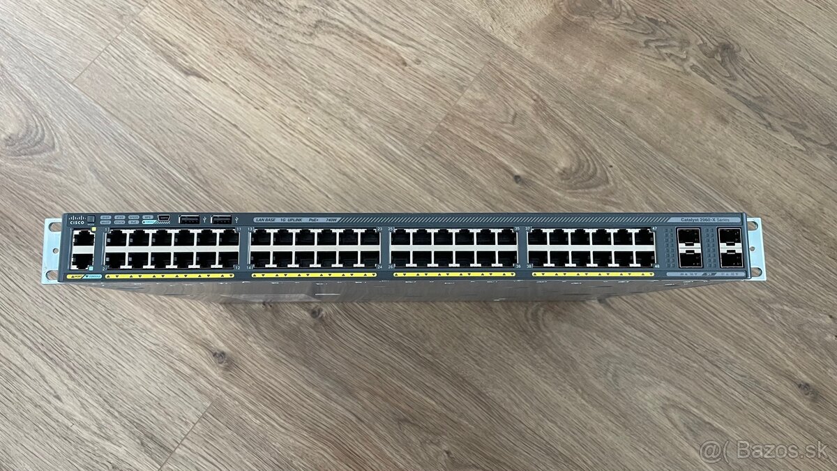 CISCO PoE switch C2960X-48 740W