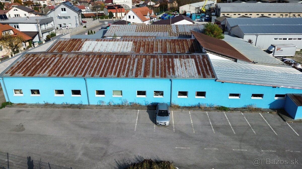 Dražba výrobnej haly so skladovými priestormi - Trenčín