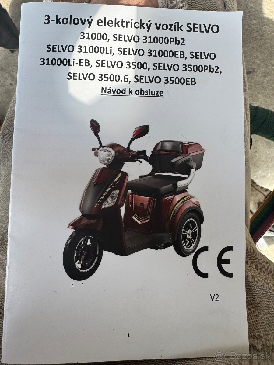 3-kolový elektrický vozik SELVO
