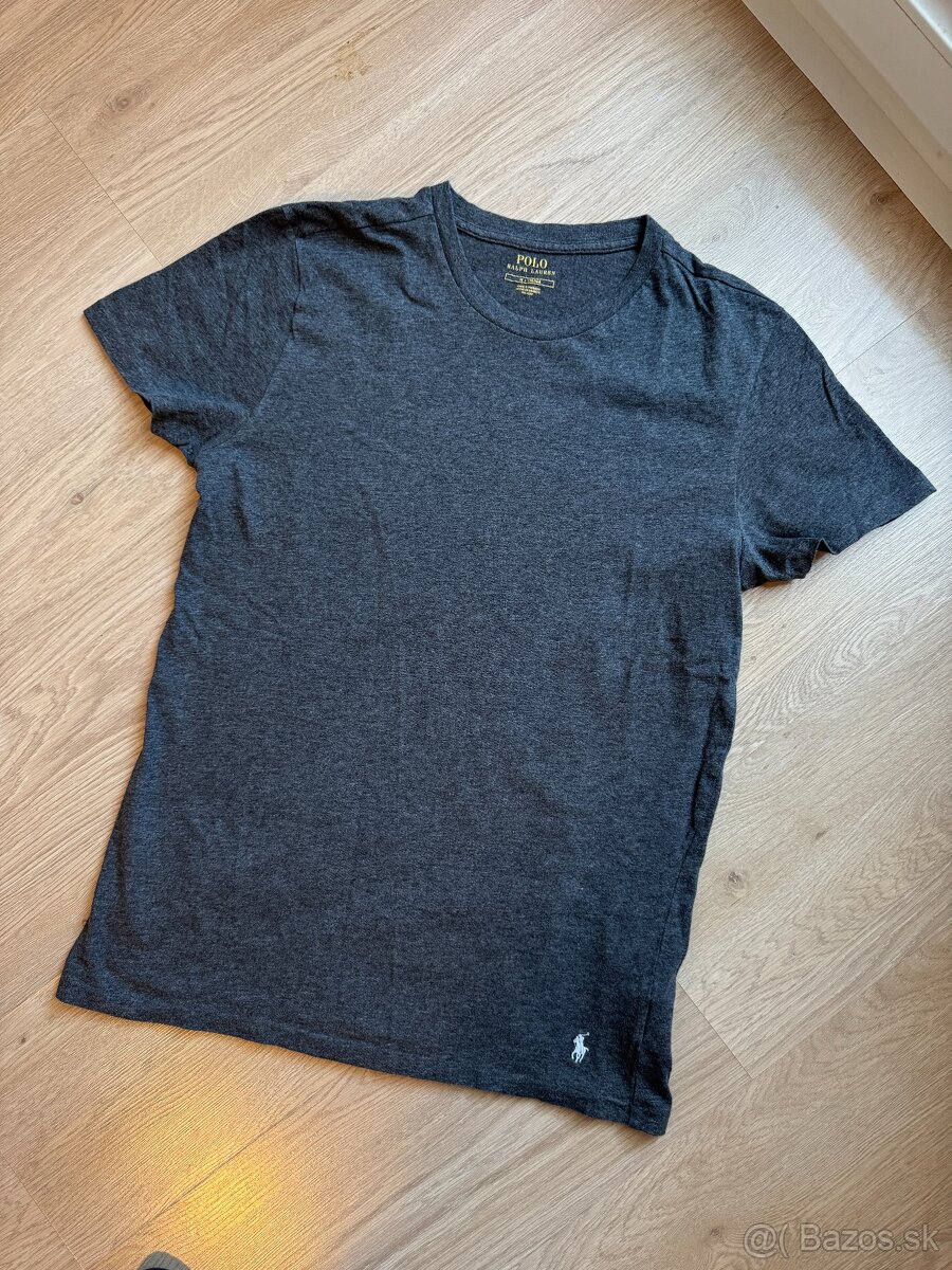 Sivé tričko Polo Ralph Lauren