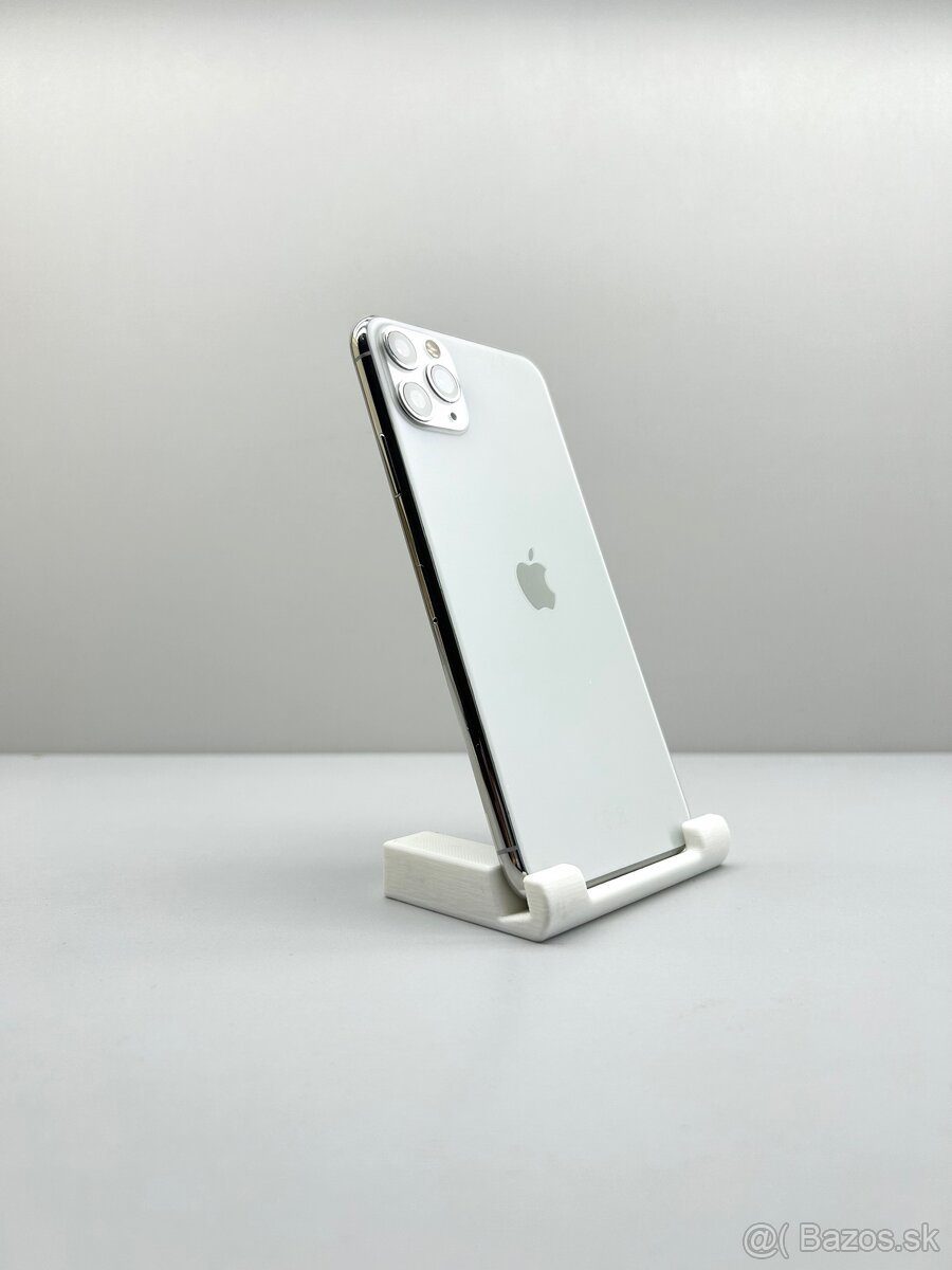 iPhone 11 PRO MAX SILVER 256GB - 100% NOVÁ BATÉRIA