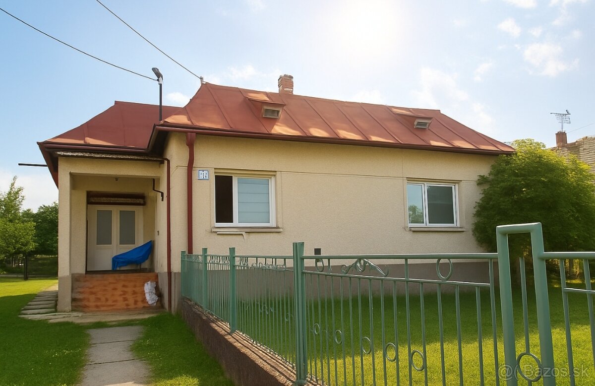 Dobrý deň na predaj rodinný dom