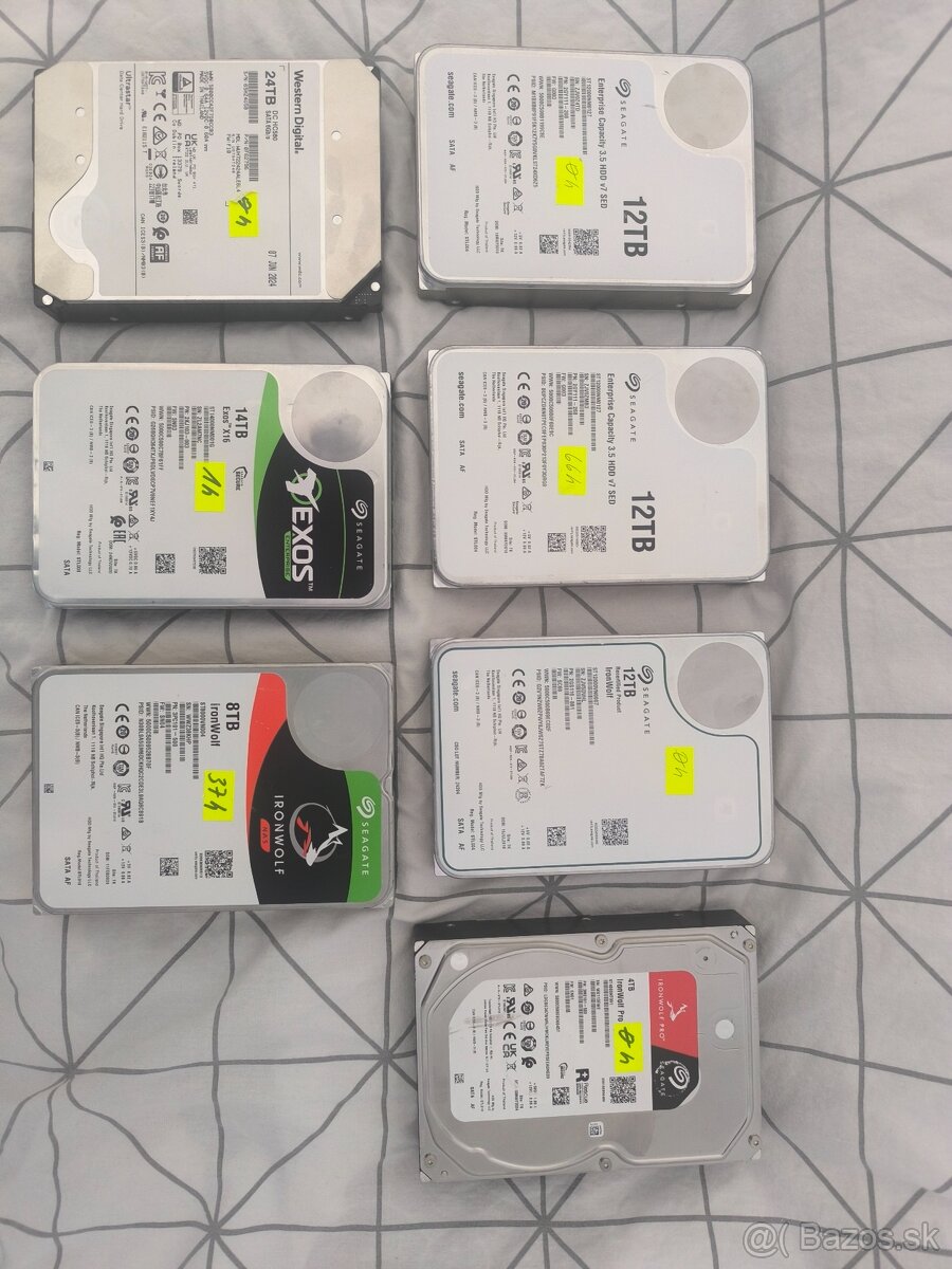 Predam HDD 4TB, 8TB, 12TB, 14TB, 24TB