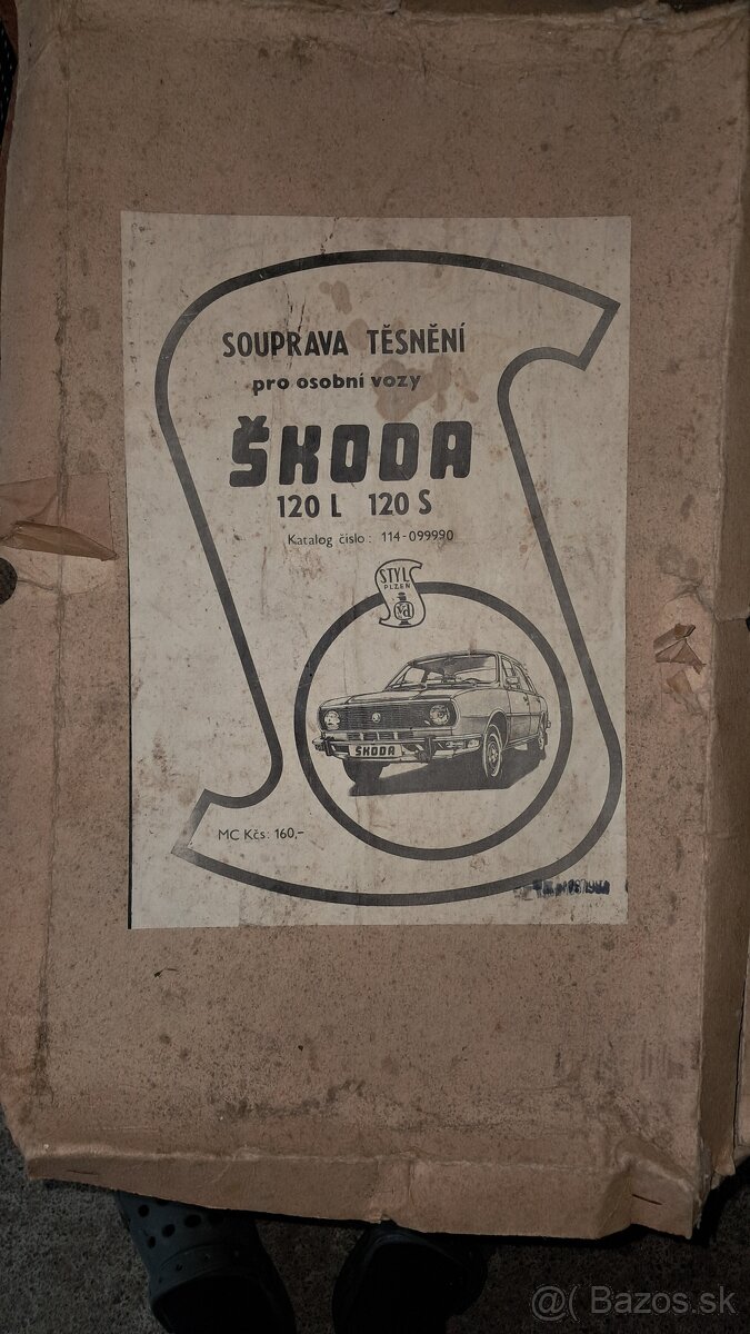Predám sadu tesnení Škoda 120L a Škoda 120S