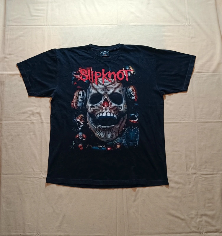 Slipknot čierne tričko s potlačou rock metal deathmetal XL