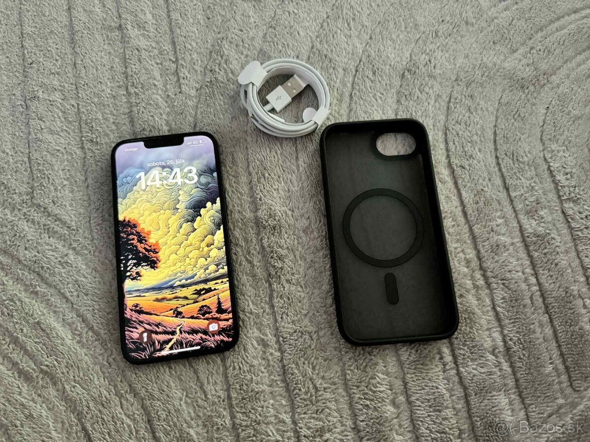 Apple iPhone 16E Black 128GB 18m Záruka O2 TOP