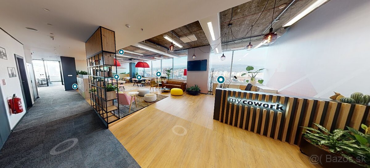 COWORKING kancelárie na prenájom, MYHIVE – VIVO/POLUS TOWER