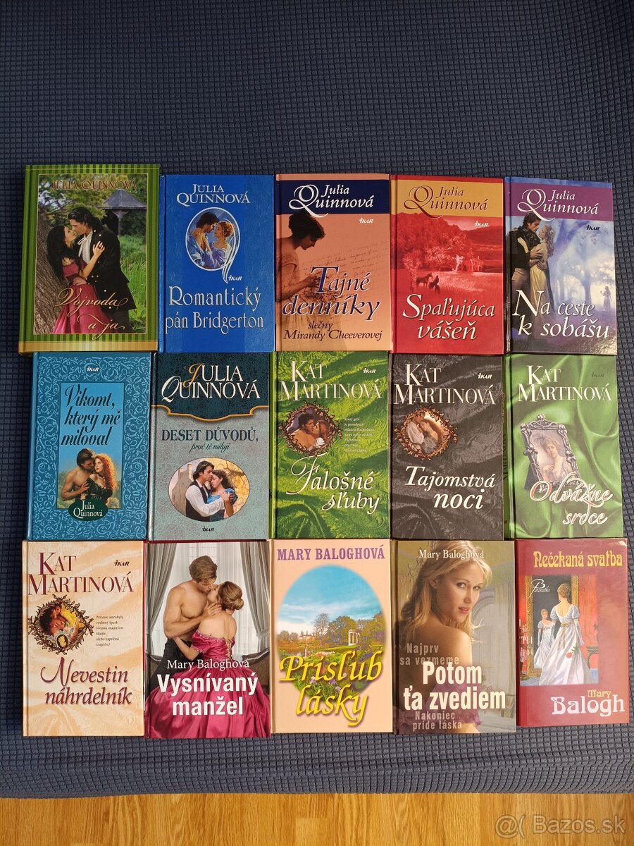 Julia Quinnová, Mary Baloghová, Kat Martinová