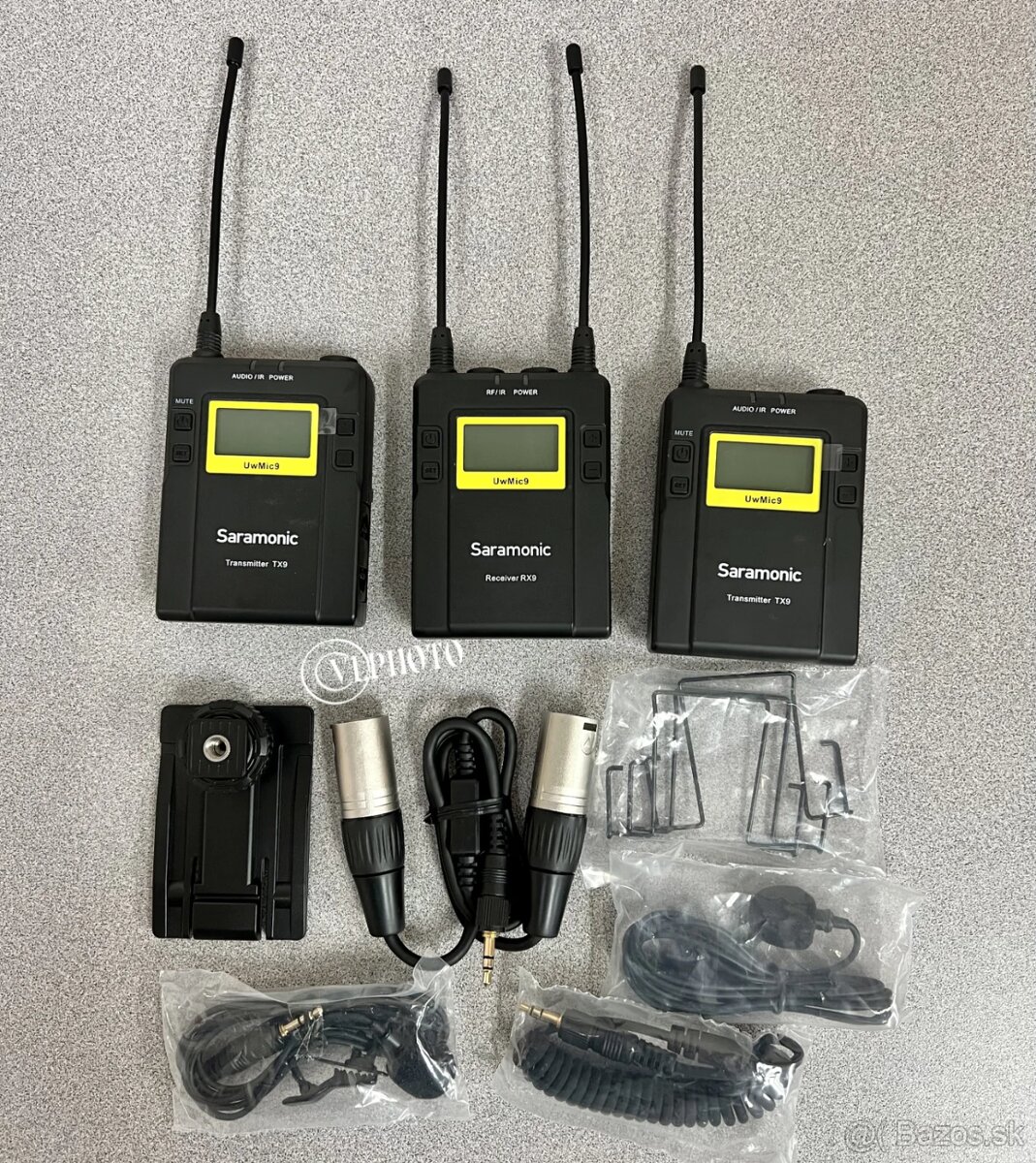 Bezdrotovy Mikrofon Saramonic UwMic9 RX9 kamerovy
